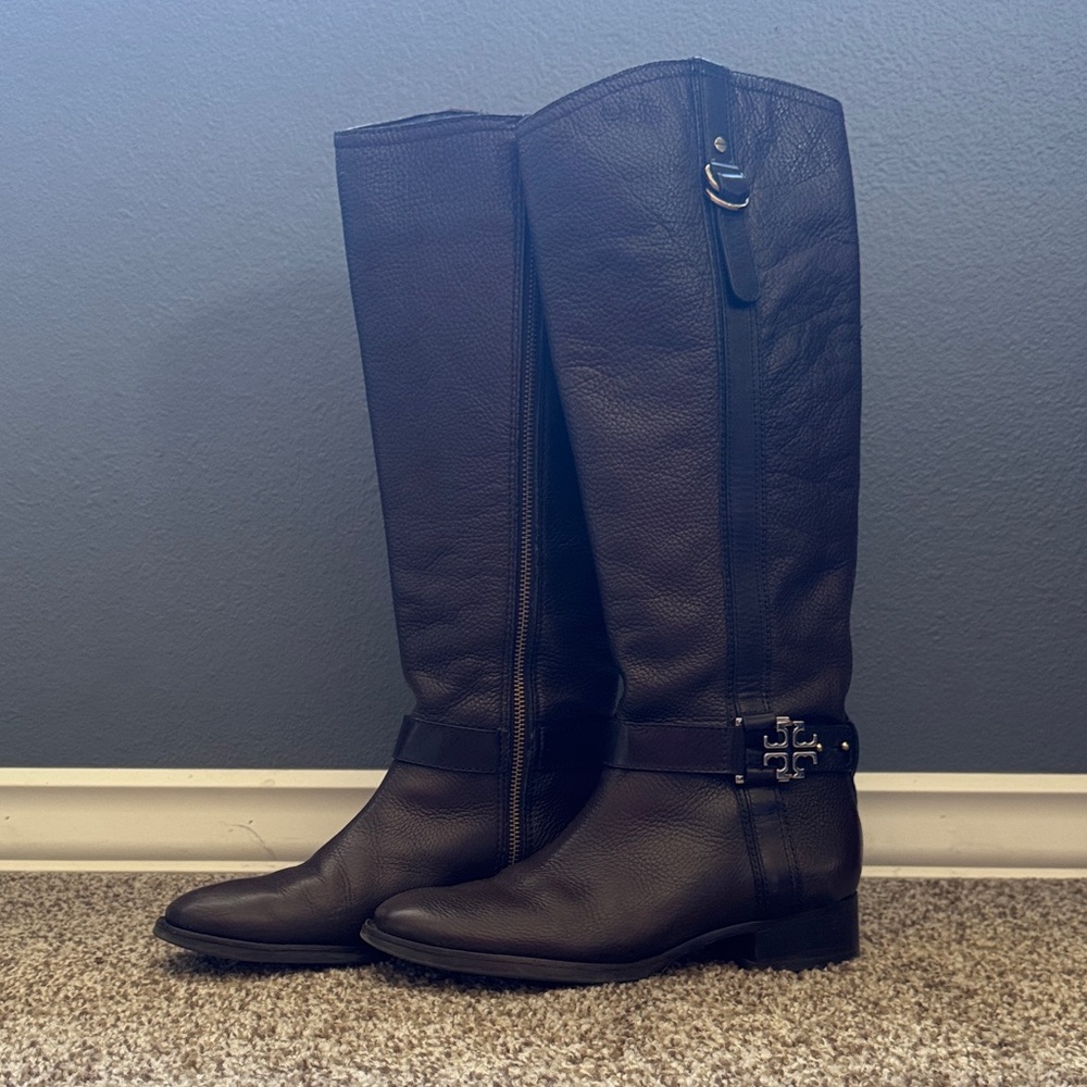 Tory Burch Brown Knee High Boots